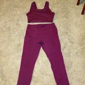 Woman's workout set